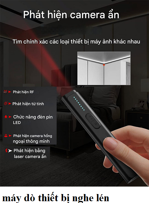máy phát hiện thiết bị nghe lén tại Bình Dương